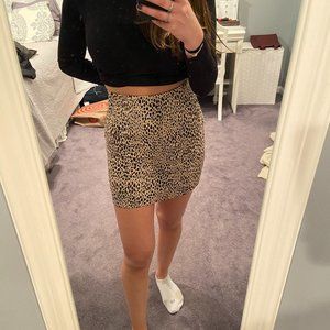 Cheetah Pencil Skirt